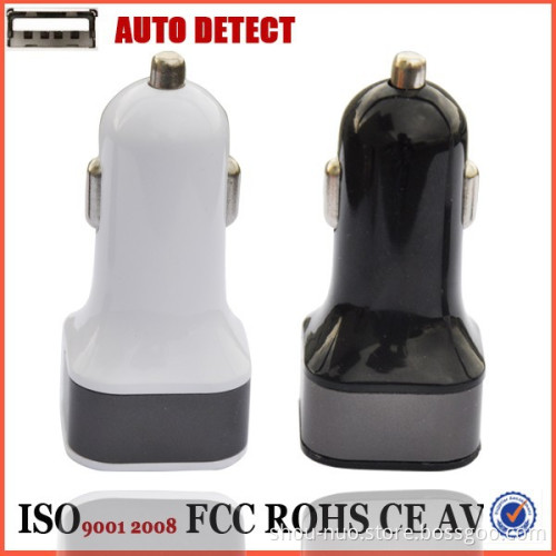 Dual USB 2 Port DC Car Charger 4.8A Adapter Black for Samsung Galaxy S5 Note 4 3